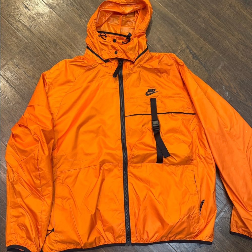 Orange nike windbreaker